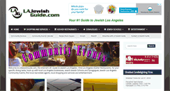 Desktop Screenshot of lajewishguide.com